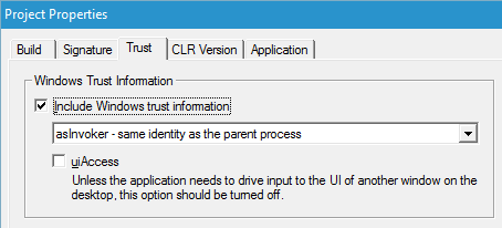 Manifest Maker Project Properties